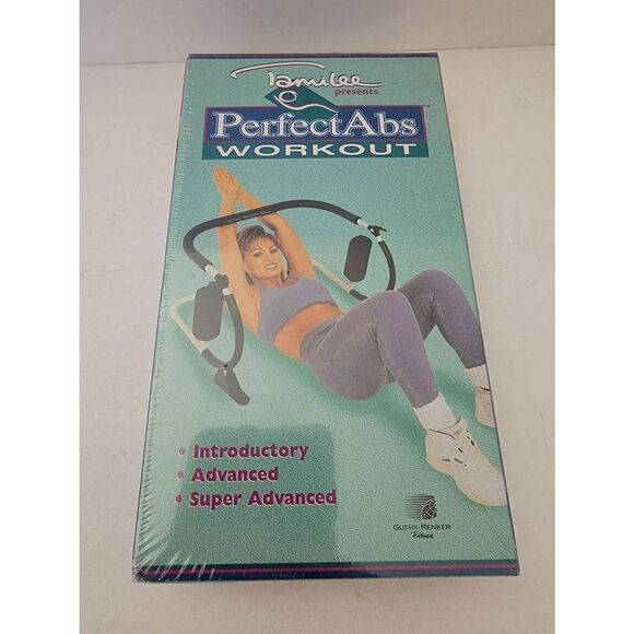 Vintage Tamilee Unisex Perfect Abs Workout VHS Tape Sealed NWOT - Picture 1 of 3